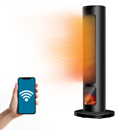 Calefactor Torre 24" WiFi Inteligente Smart Home Flama Red Fan