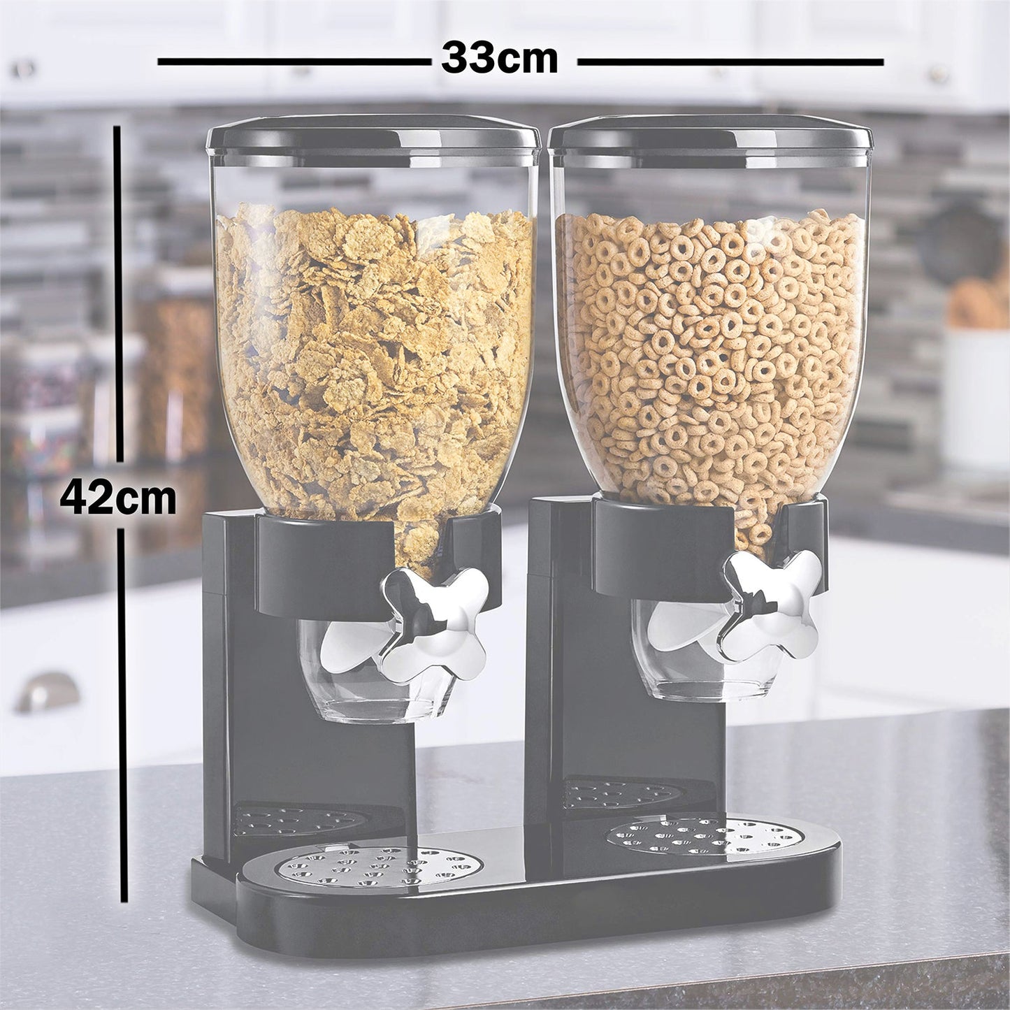 Dispensador de Cereal Doble Deluxe Aicok