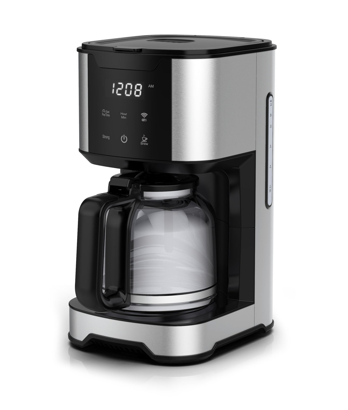 Cafetera Wifi Inteligente Smart Digital 12 Tazas Pink Garlic