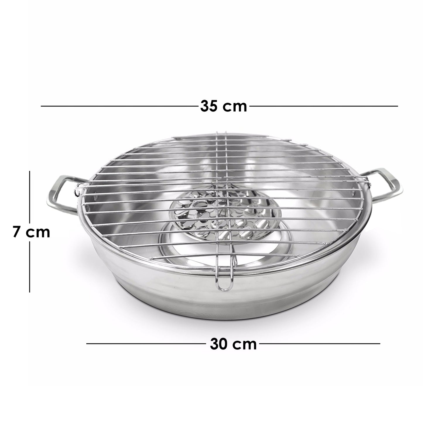 Asador Grill De Gas Acero Inoxidable 28 Cm Aquila