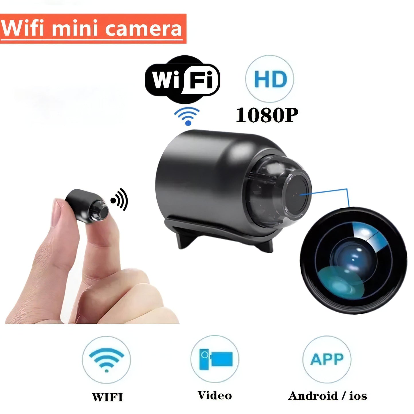 Mini Camara HD Mod. ET003 Mide 3.5 cm x  4cm