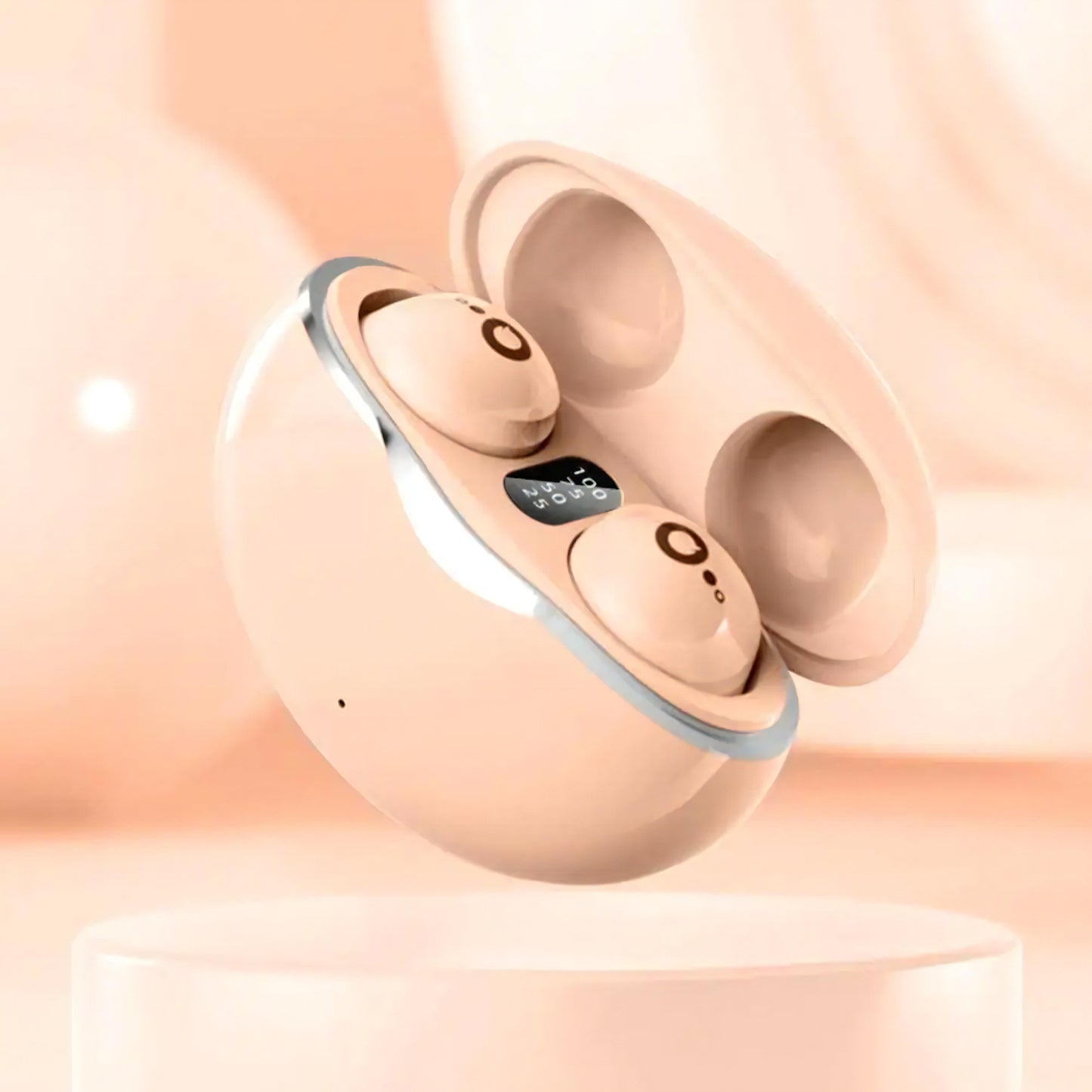 Mini Audifonos Bluetooth color  rosa ET007
