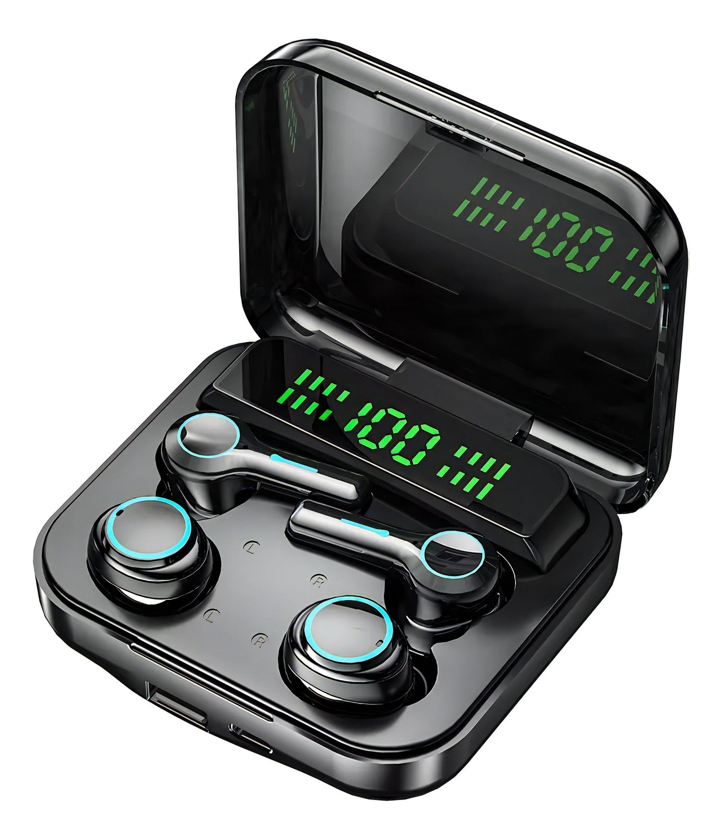 Set de Audifonos Tws Inalambricos Con Estuche de Carga ET008