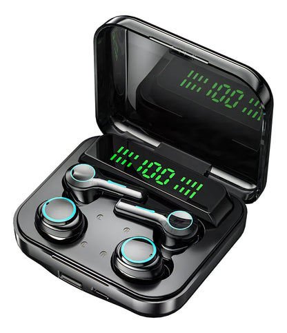 Set de Audifonos Tws Inalambricos Con Estuche de Carga ET008