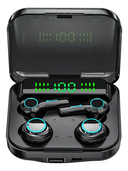 Set de Audifonos Tws Inalambricos Con Estuche de Carga ET008