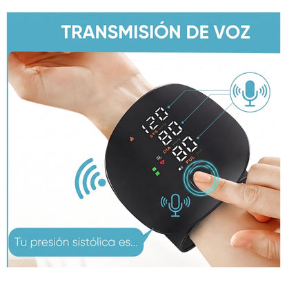 Baumanómetro Medidor De Presión Arterial Usb Pantalla LCD Negro ET020