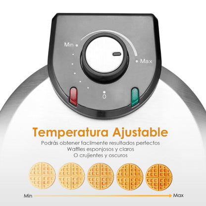 Waflera Circular 10 Temperaturas Wb2950 Aicok