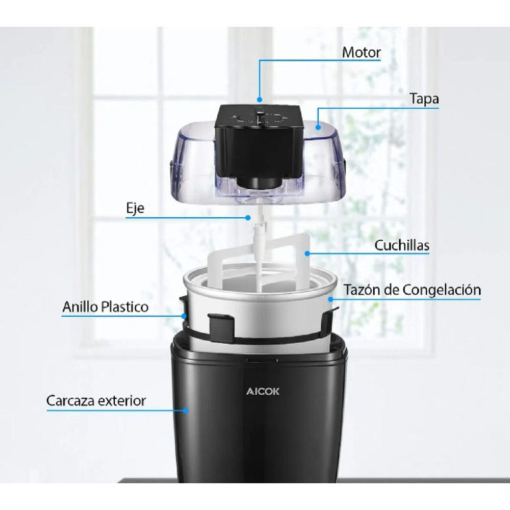 Máquina Para Hacer Helados Aicok