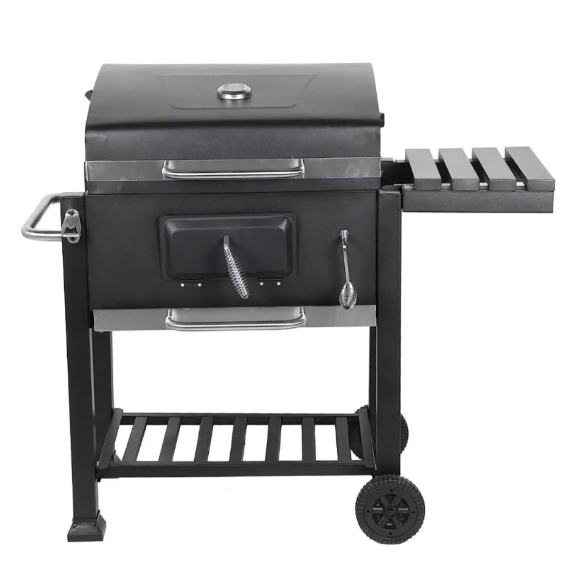 Asador de Carbón Móvil con Ruedas y Mesa lateral AP9788 Aquila