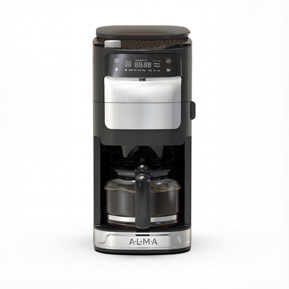 Cafetera  Digital  de  Goteo con Molino de Café Integrado 2 Jarras ALMA