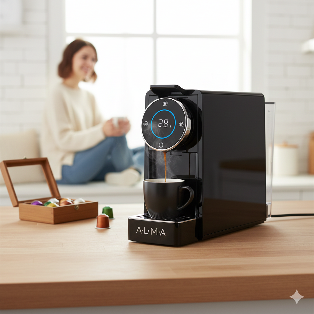 Cafetera Digital  de Capsulas  Nespresso ALMA