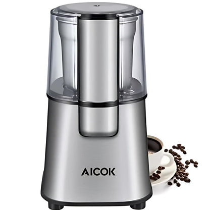 Molino De Café Eléctrico Acero Inoxidable Aicok