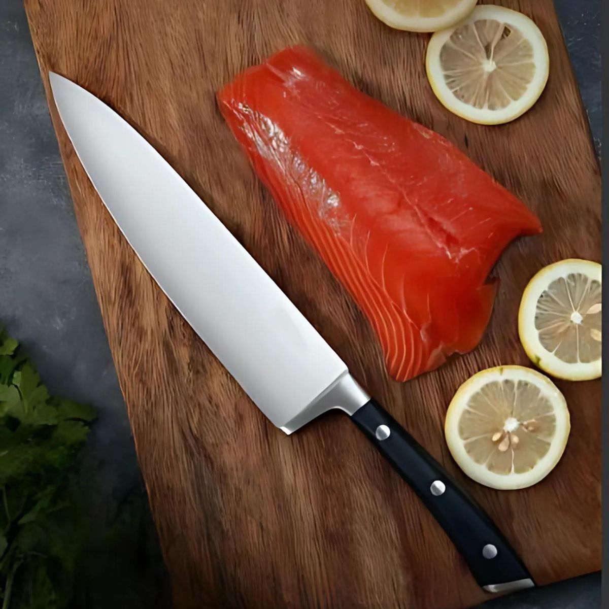 Set De Cuchillos En Bloque Acero Inox Aicok Kf-F8004-6