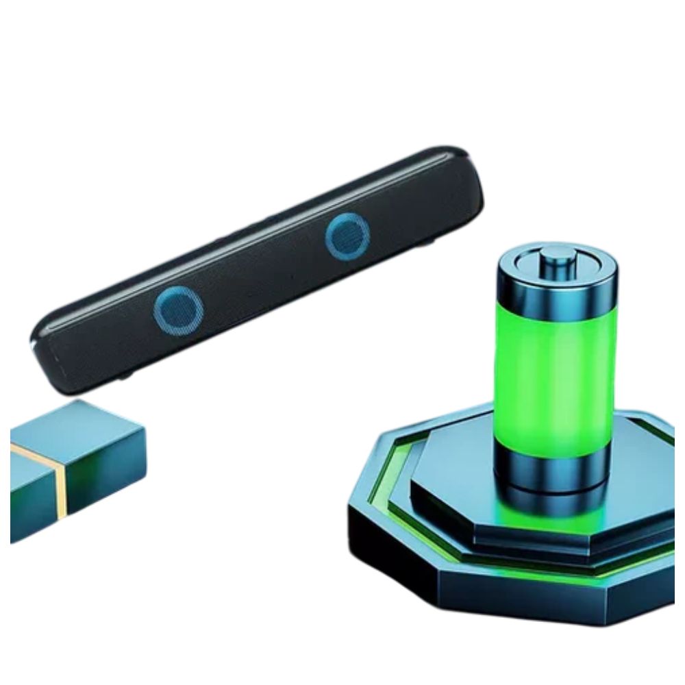 Barra De Sonido Bluetooth Recargable Rgb